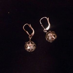 Silver Ball Earrings